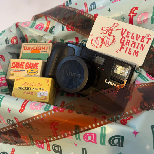 The Celebration Bundle - 1991 Vintage 35mm point & shoot + 3 rolls of film