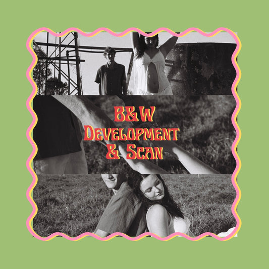 Black & White Development & Scan (4K High Quality Scan)