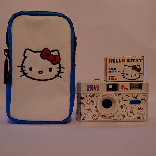 Retrospekt Hello Kitty 35mm Camera, Bag and Film Gift Box