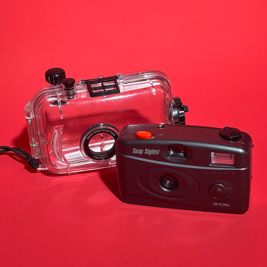 PREOWNED Snap Sights Film Camera + Underwater Case
