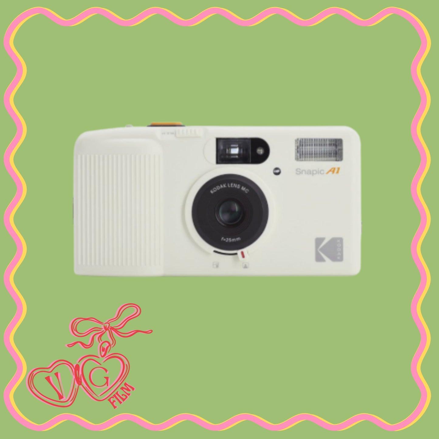 KODAK Snapic A1 Film Camera - Ivory White