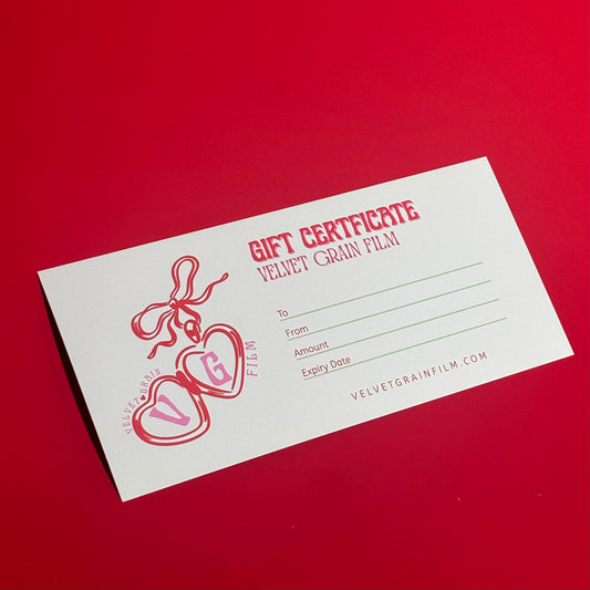 VGF Gift Certificate