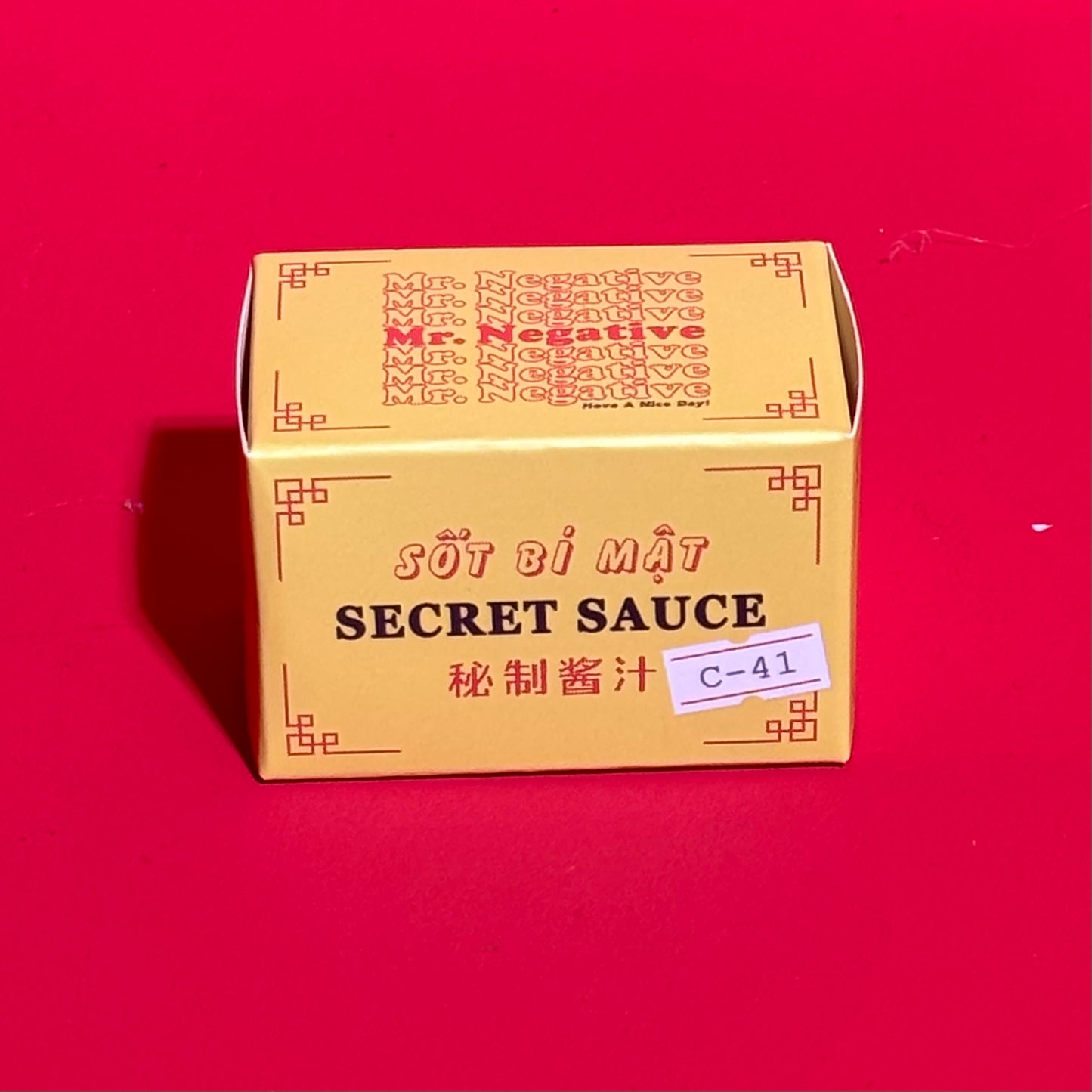 Mr Negative Secret Sauce